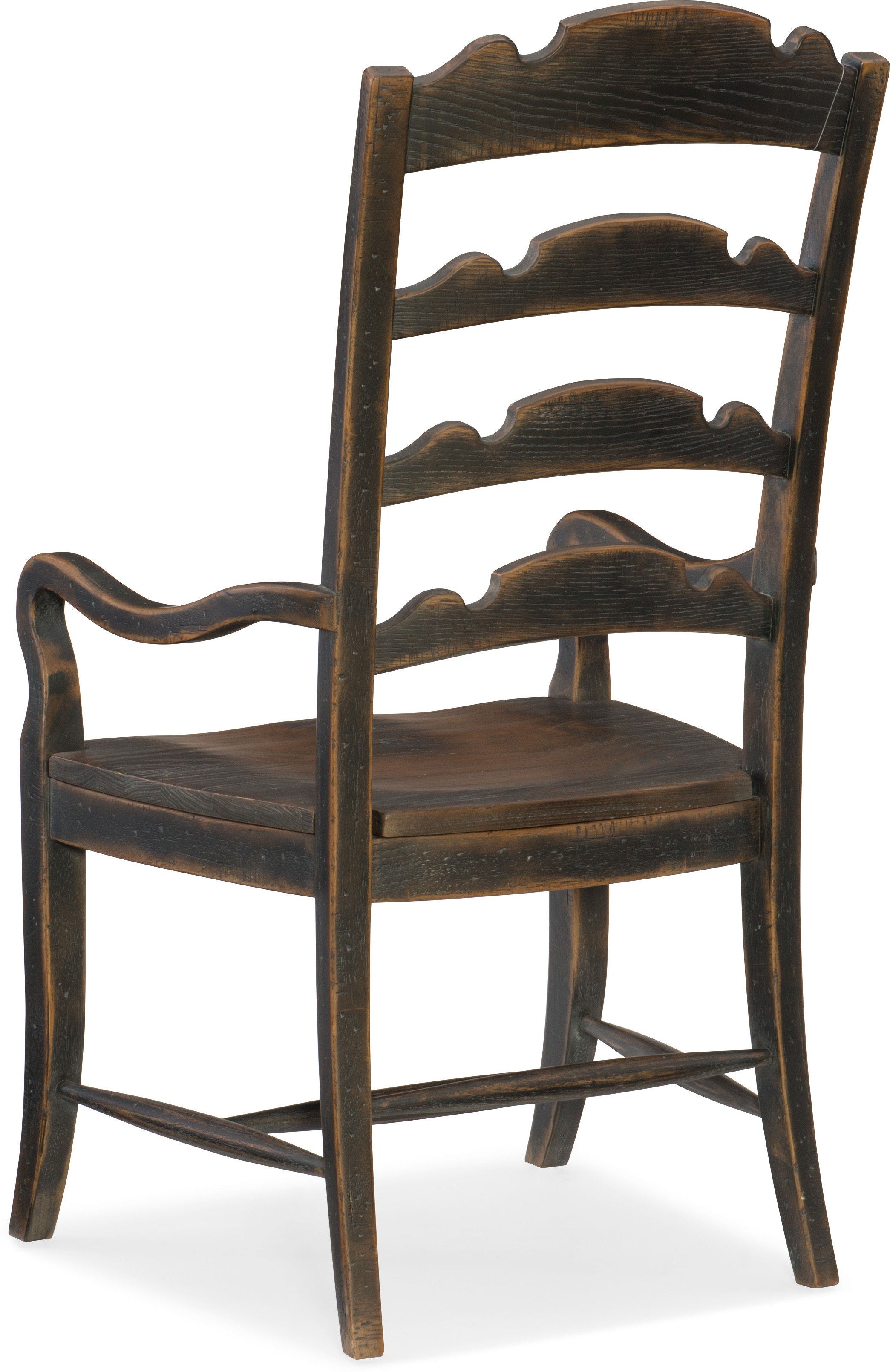 Hooker Furniture Casual Dining Hill Country Twin Sisters Ladderback Arm Chair - 2 per carton/price ea