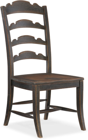Hooker Furniture Casual Dining Hill Country Twin Sisters Ladderback Side Chair - 2 per carton/price ea