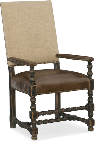 Hooker Furniture Casual Dining Hill Country Comfort Upholstered Arm Chair - 2 per carton/price ea