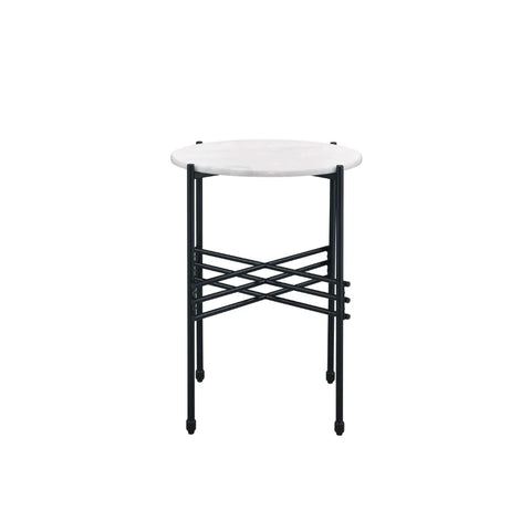 Taigi Gray Velvet & Black Chair & Table Model 59875 By ACME Furniture