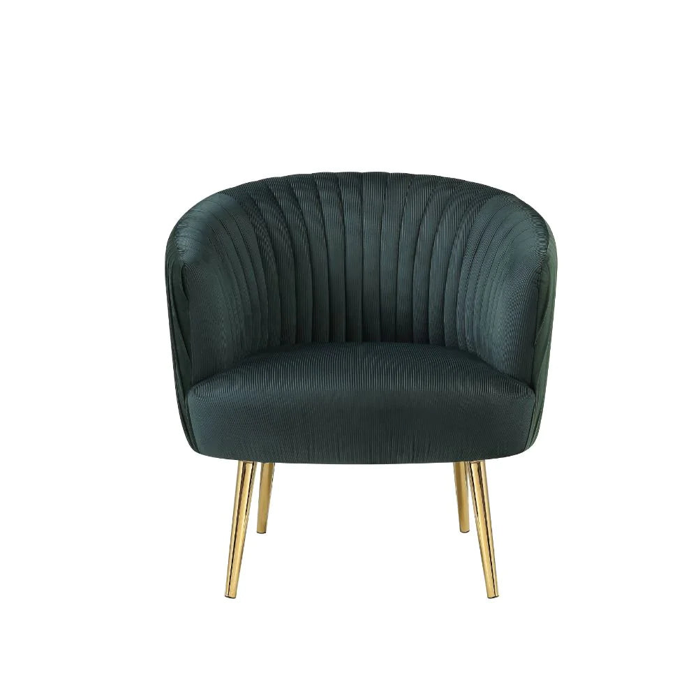 Sigurd Green & Gold Accent Chair Model 59890 By ACME Furniture