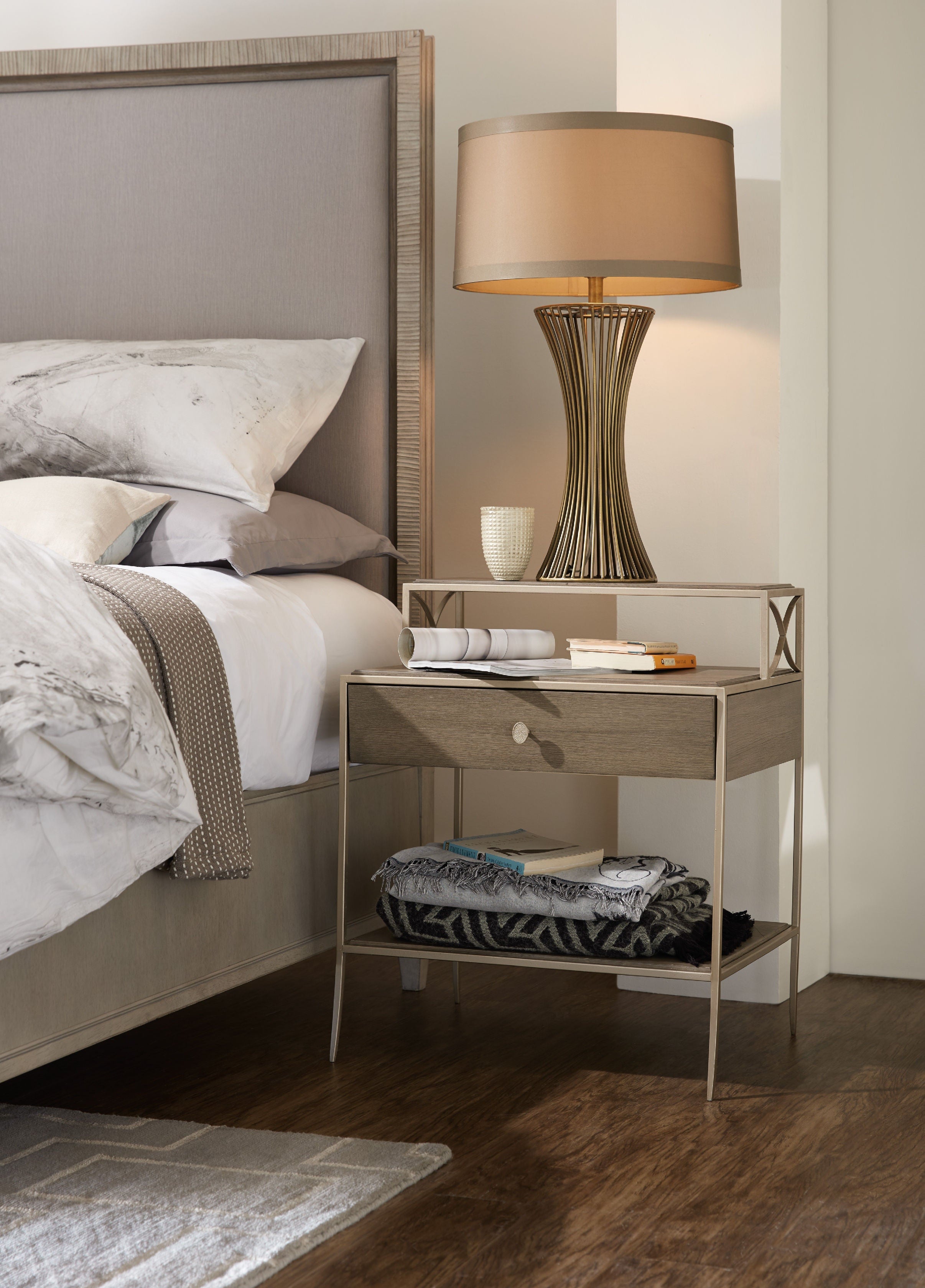 Hooker Furniture Bedroom Elixir Leg Nightstand