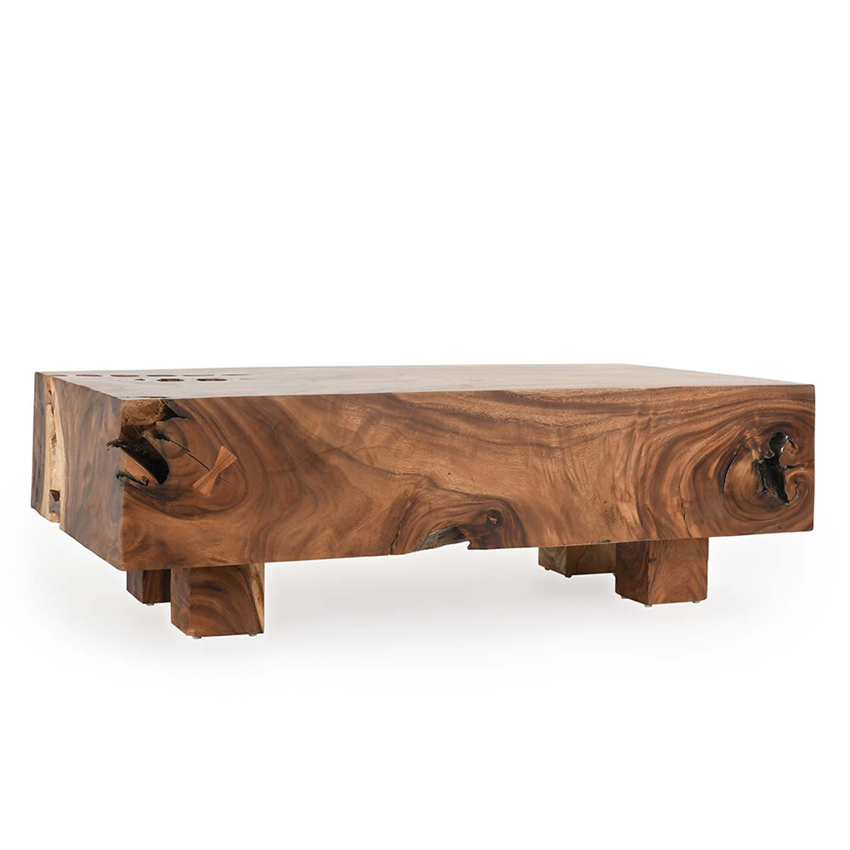 Classic Home 56" Coffee Table Black Natural Model 59951408