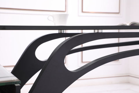 Modrest Suffolk Contemporary Black Ash Desk Model VGVCBT001-BLK