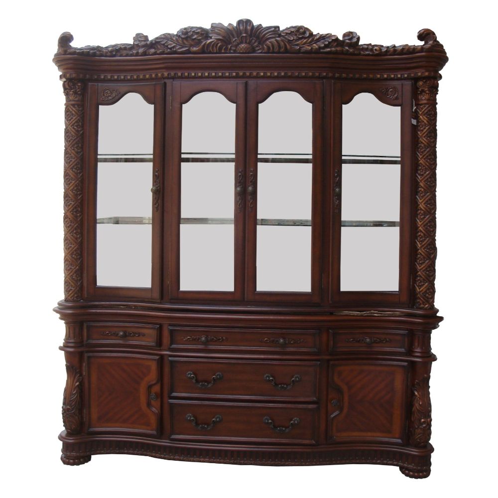 ACME Vendome Cherry Finish Vendome Hutch & Buffet Model 60006