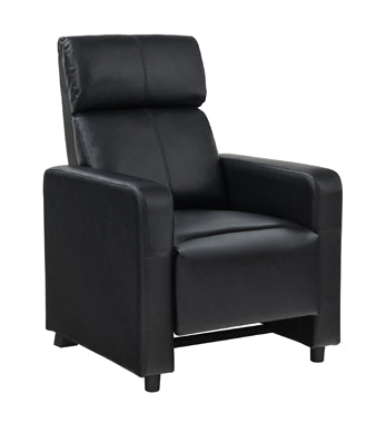 Coaster Toohey Home Theater Push Back Recliner Black Model 600181