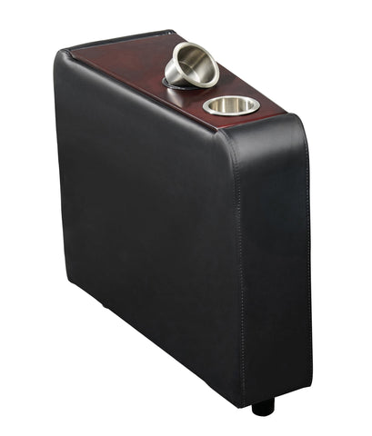 Coaster Toohey Upholstered Tufted Recliner Living Room Set Black Model 600181-S5B