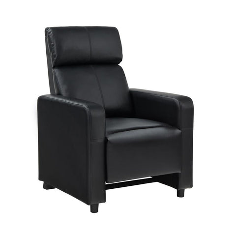 Coaster Toohey Home Theater Push Back Recliner Black Model 600181