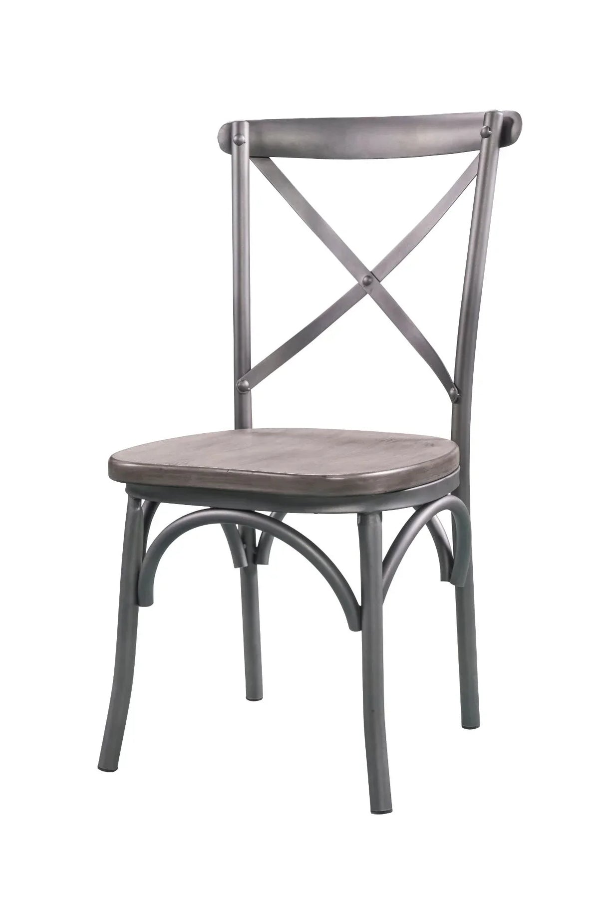 Kaelyn II Gray Oak & Sandy Gray Side Chair Model 60122 By ACME Furniture