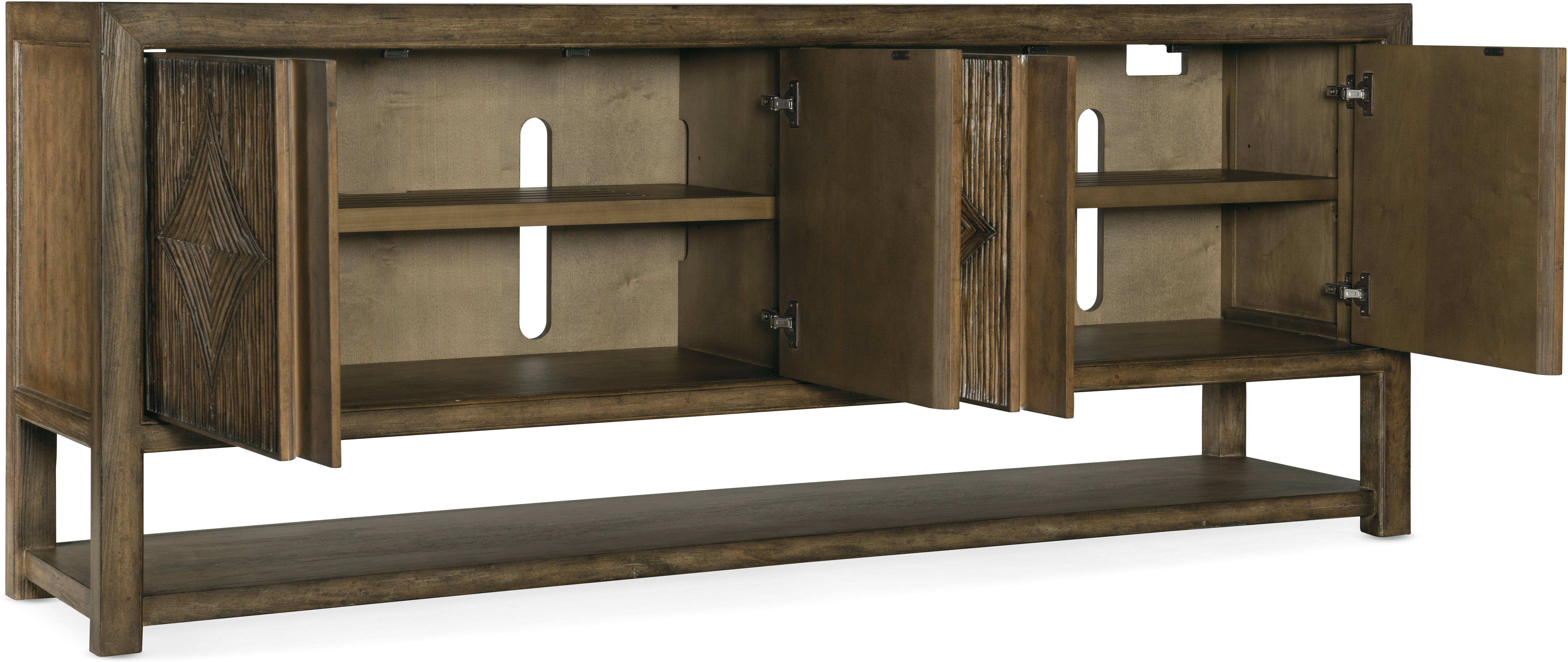 Hooker Furniture Home Entertainment Sundance Entertainment Console