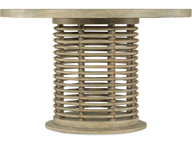 Hooker Furniture Casual Dining Surfrider 48in Rattan Round Dining Table