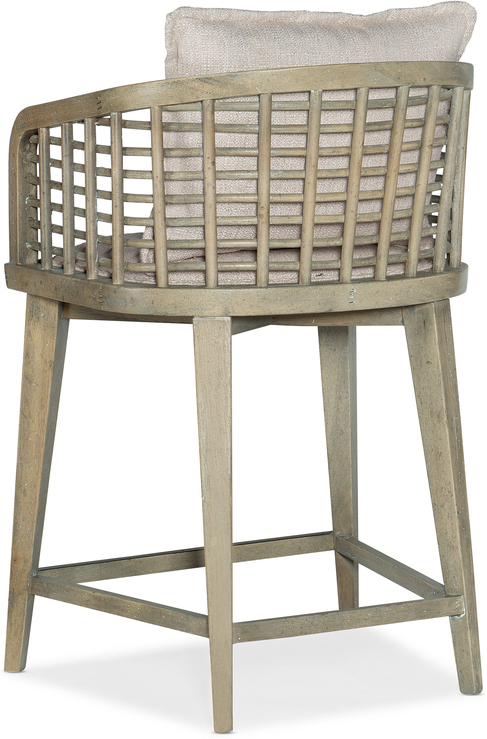 Hooker Furniture Casual Dining Surfrider Barrel Back Counter Stool