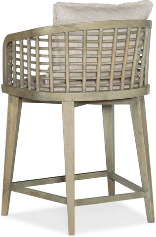 Hooker Furniture Casual Dining Surfrider Barrel Back Counter Stool