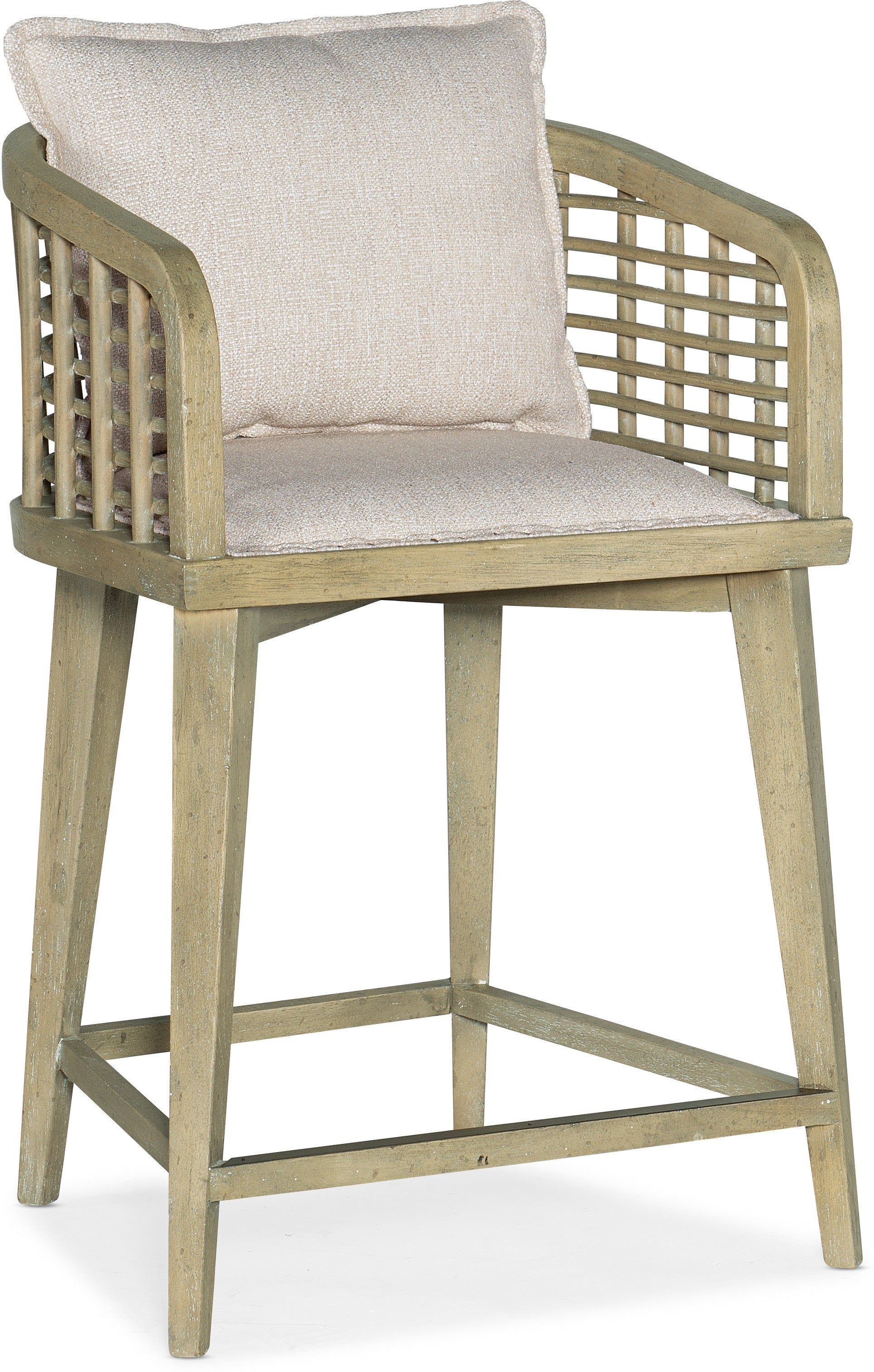 Hooker Furniture Casual Dining Surfrider Barrel Back Counter Stool
