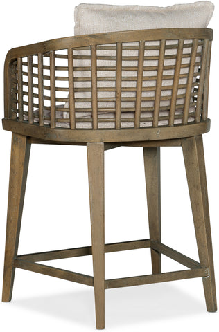 Hooker Furniture Casual Dining Sundance Barrel Back Counter Stool