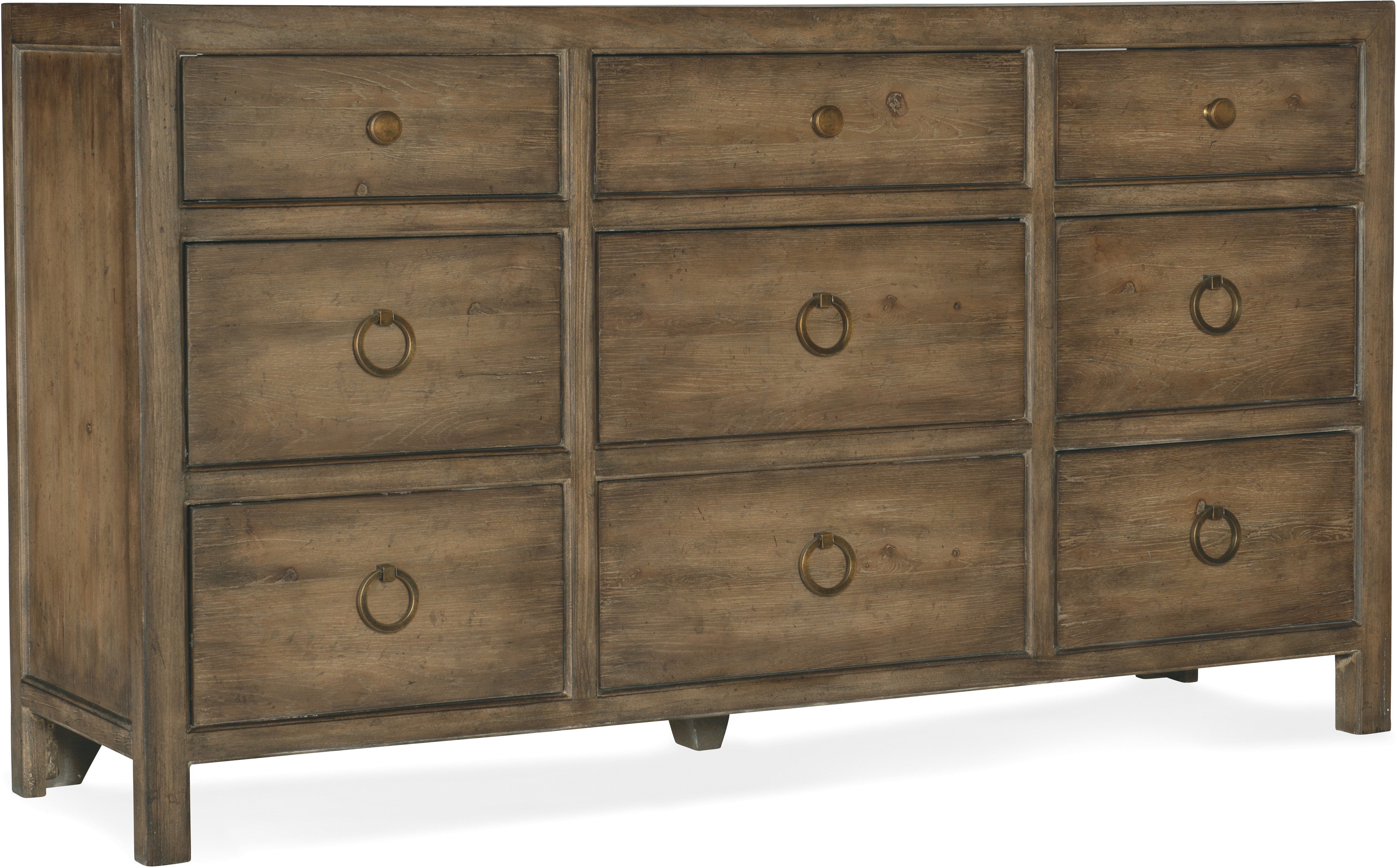 Hooker Furniture Bedroom Sundance Nine-Drawer Dresser