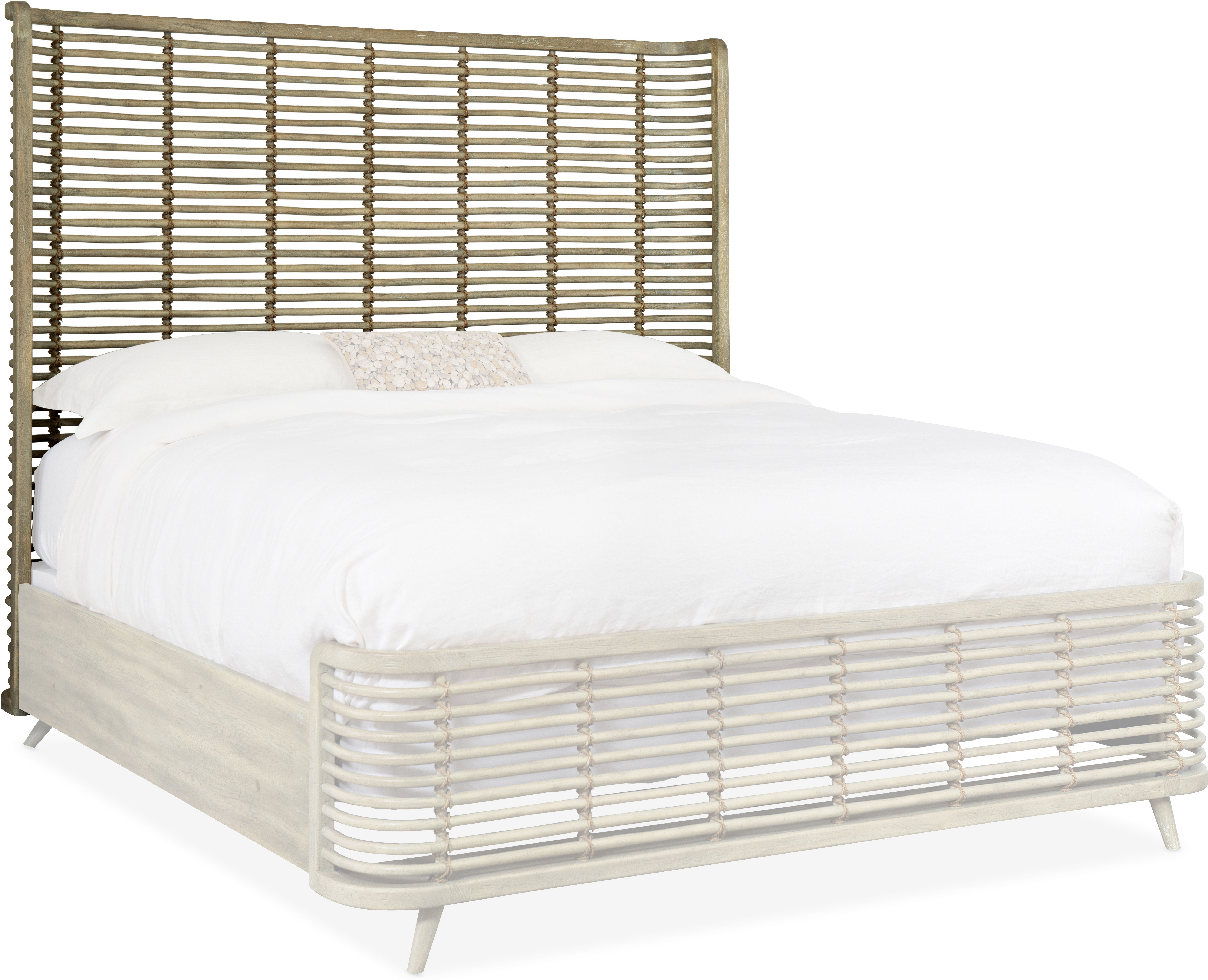 Hooker Furniture Bedroom Surfrider King Rattan Bed