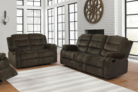 Coaster Rodman Upholstered Tufted Living Room Set Olive Brown Model 601881-S2