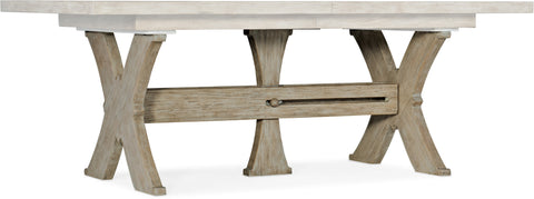 Hooker Furniture Casual Dining Alfresco Vittorio 80in Rectangle Dining Table w/ 2-22in Leaves