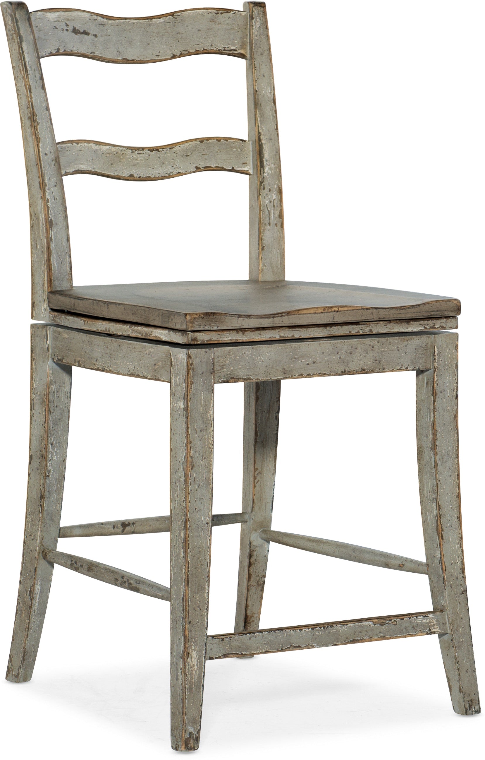 Hooker Furniture Casual Dining Alfresco La Riva Ladder Back Swivel Counter Stool