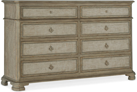Hooker Furniture Bedroom Alfresco Aldo Eight-Drawer Dresser