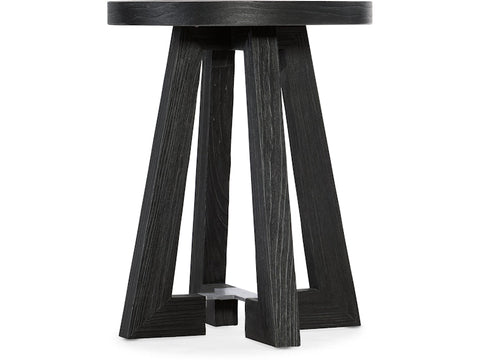 Hooker Furniture Living Room Chapman Shou Sugi Ban Side Table