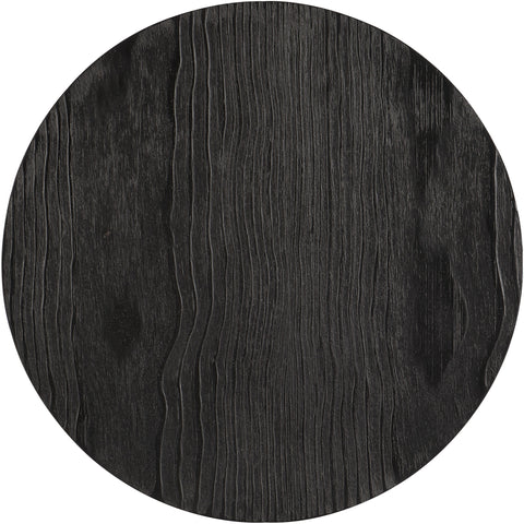 Hooker Furniture Living Room Chapman Shou Sugi Ban Side Table