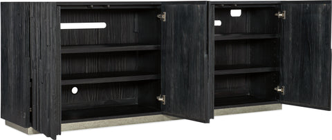 Hooker Furniture Home Entertainment Chapman Shou Sugi Ban Entertainment Console