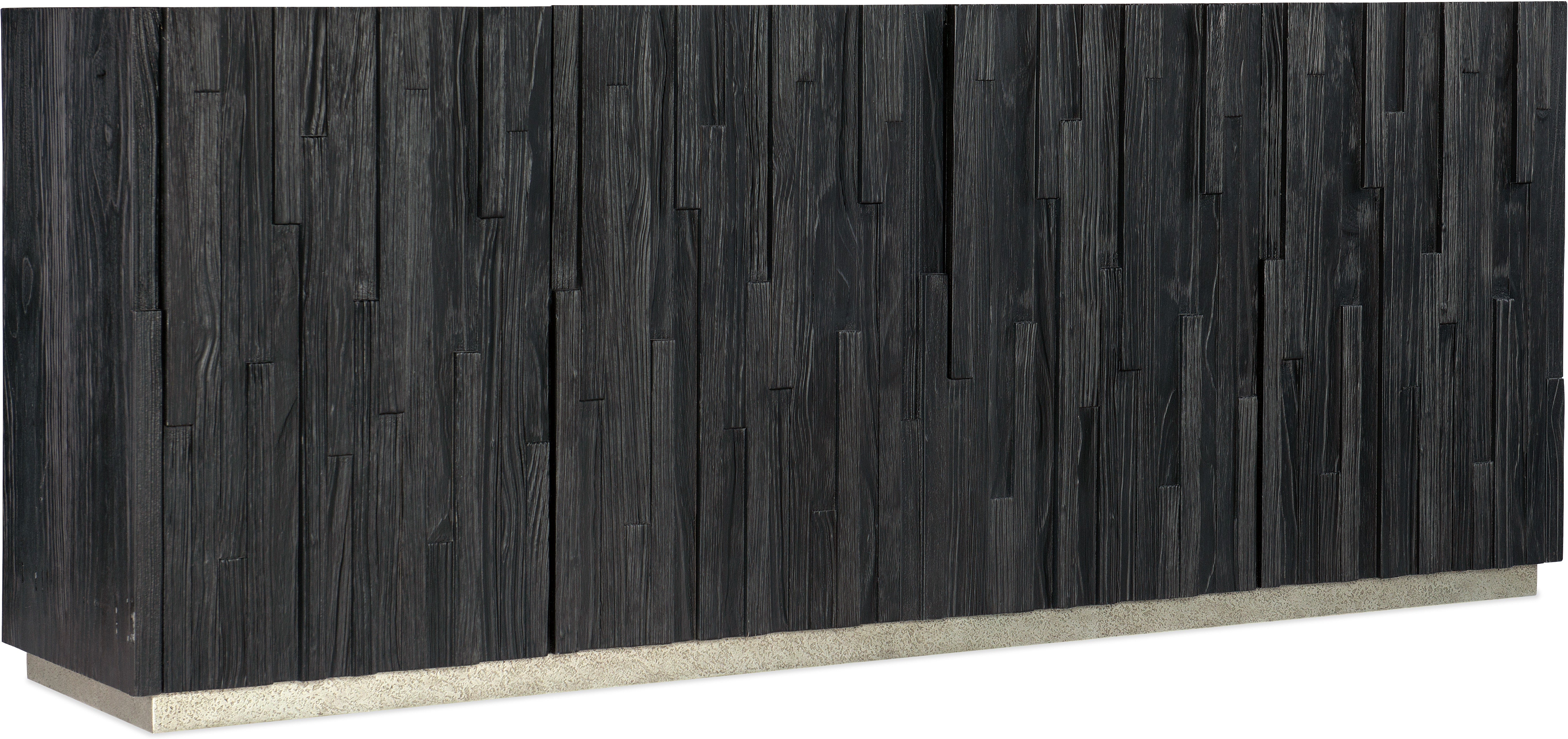 Hooker Furniture Home Entertainment Chapman Shou Sugi Ban Entertainment Console