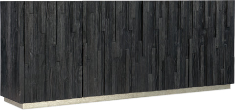 Hooker Furniture Home Entertainment Chapman Shou Sugi Ban Entertainment Console