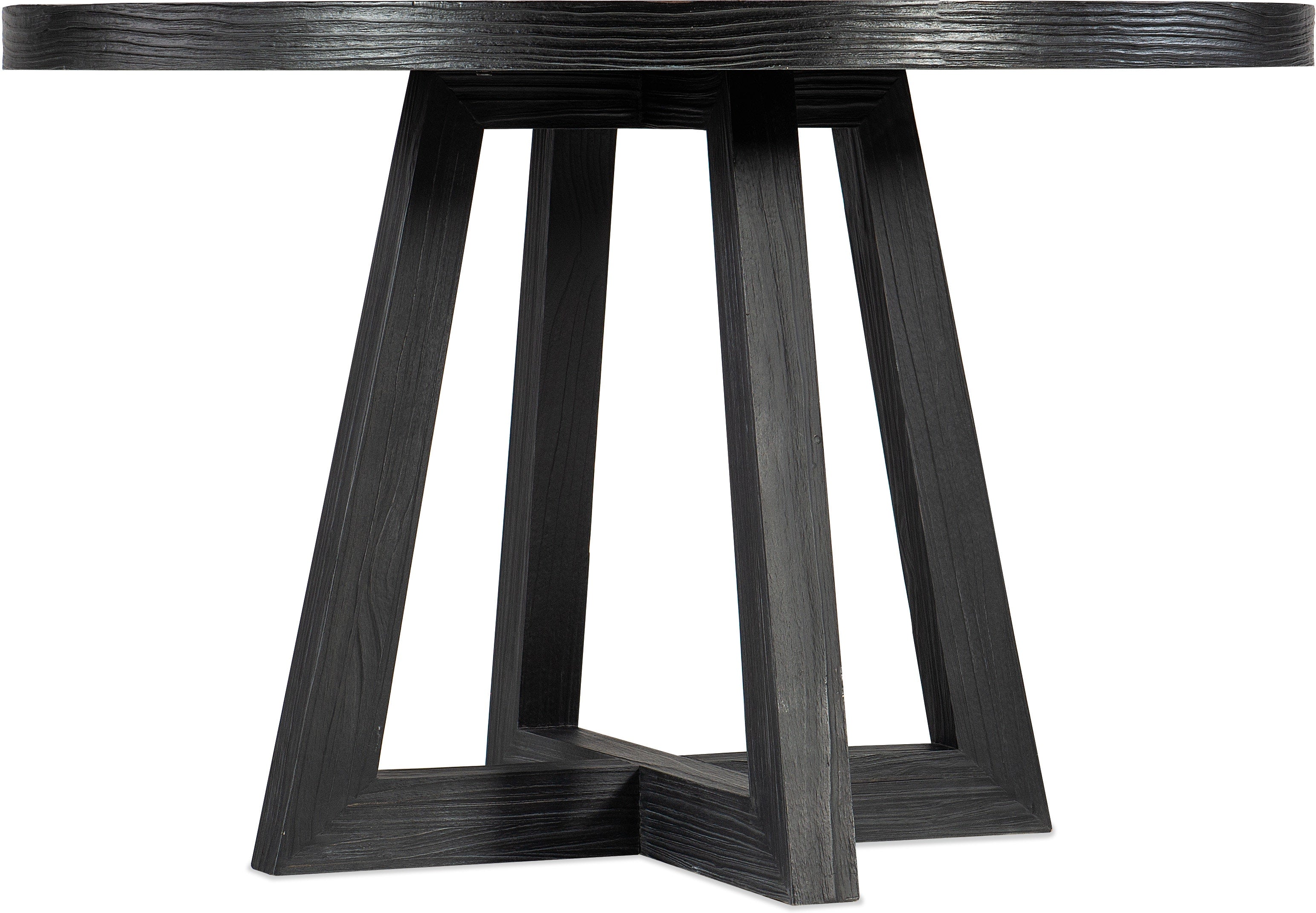 Hooker Furniture Casual Dining Chapman Shou Sugi Ban Petite Round Dining Table