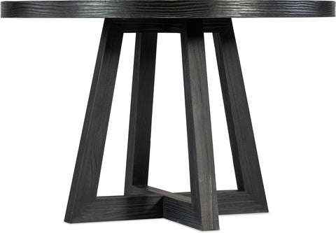 Hooker Furniture Casual Dining Chapman Shou Sugi Ban Petite Round Dining Table