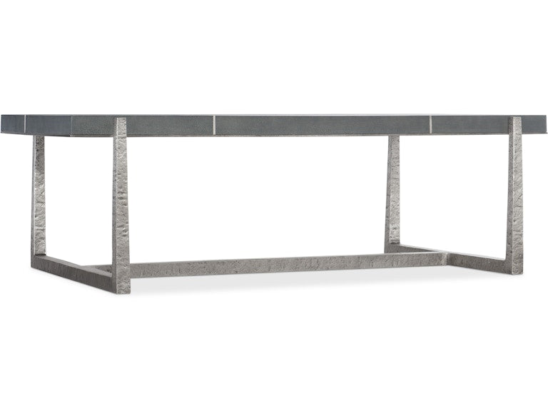 Hooker Furniture Living Room Chapman Mixed Media Rectangle Cocktail Table