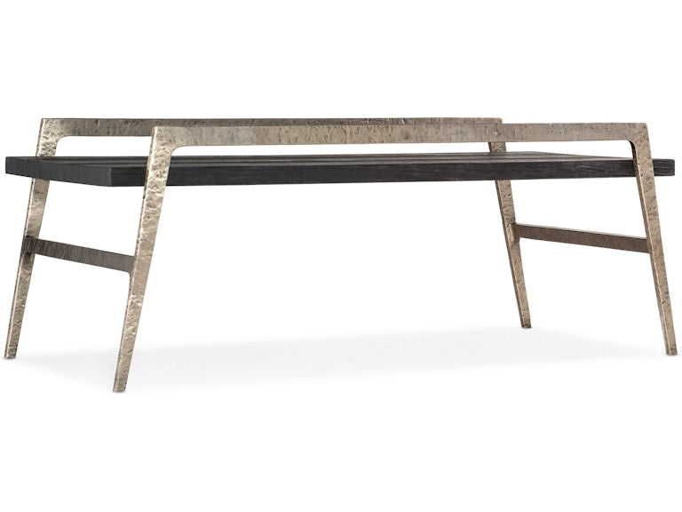 Hooker Furniture Living Room Chapman Shou Sugi Ban Rectangle Cocktail Table