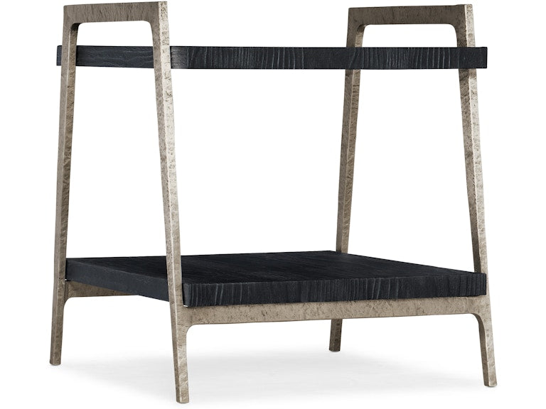 Hooker Furniture Living Room Chapman Shou Sugi Ban End Table