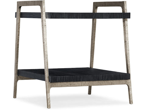 Hooker Furniture Living Room Chapman Shou Sugi Ban End Table