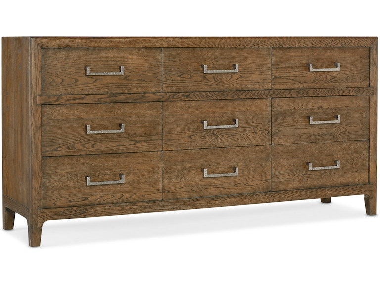 Hooker Furniture Bedroom Chapman Nine-Drawer Dresser