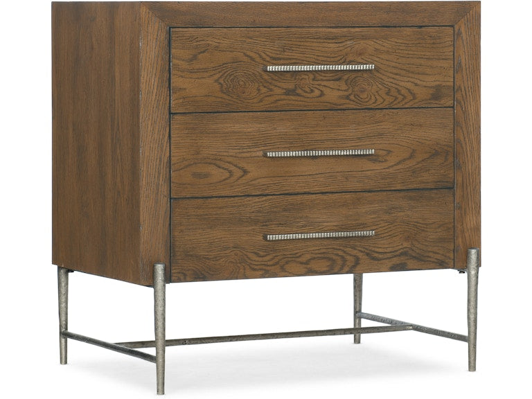 Hooker Furniture Bedroom Chapman Three-Drawer Nightstand
