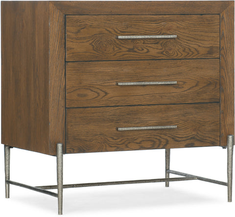 Hooker Furniture Bedroom Chapman Three-Drawer Nightstand