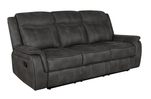 Coaster Lawrence Upholstered Tufted Back Motion Sofa Model 603504