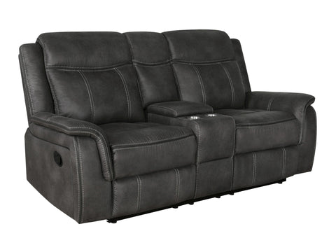 Coaster Lawrence Upholstered Tufted Back Motion Sofa Model 603504