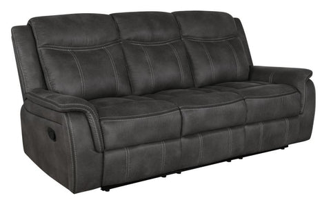 Coaster Lawrence Upholstered Tufted Back Motion Sofa Model 603504