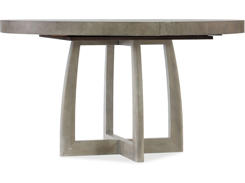 Hooker Furniture Casual Dining Affinity 48in Round Pedestal Dining Table w/1-18in Leaf