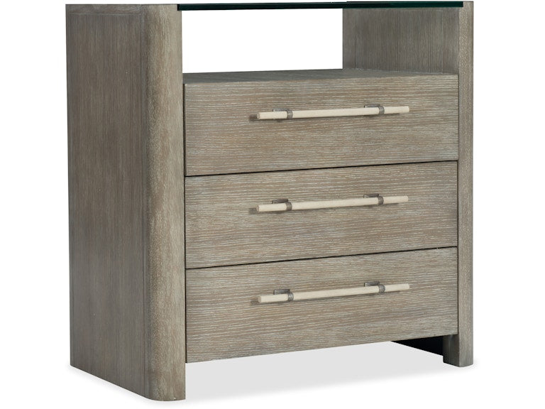 Hooker Furniture Bedroom Affinity Three-Drawer Nightstand