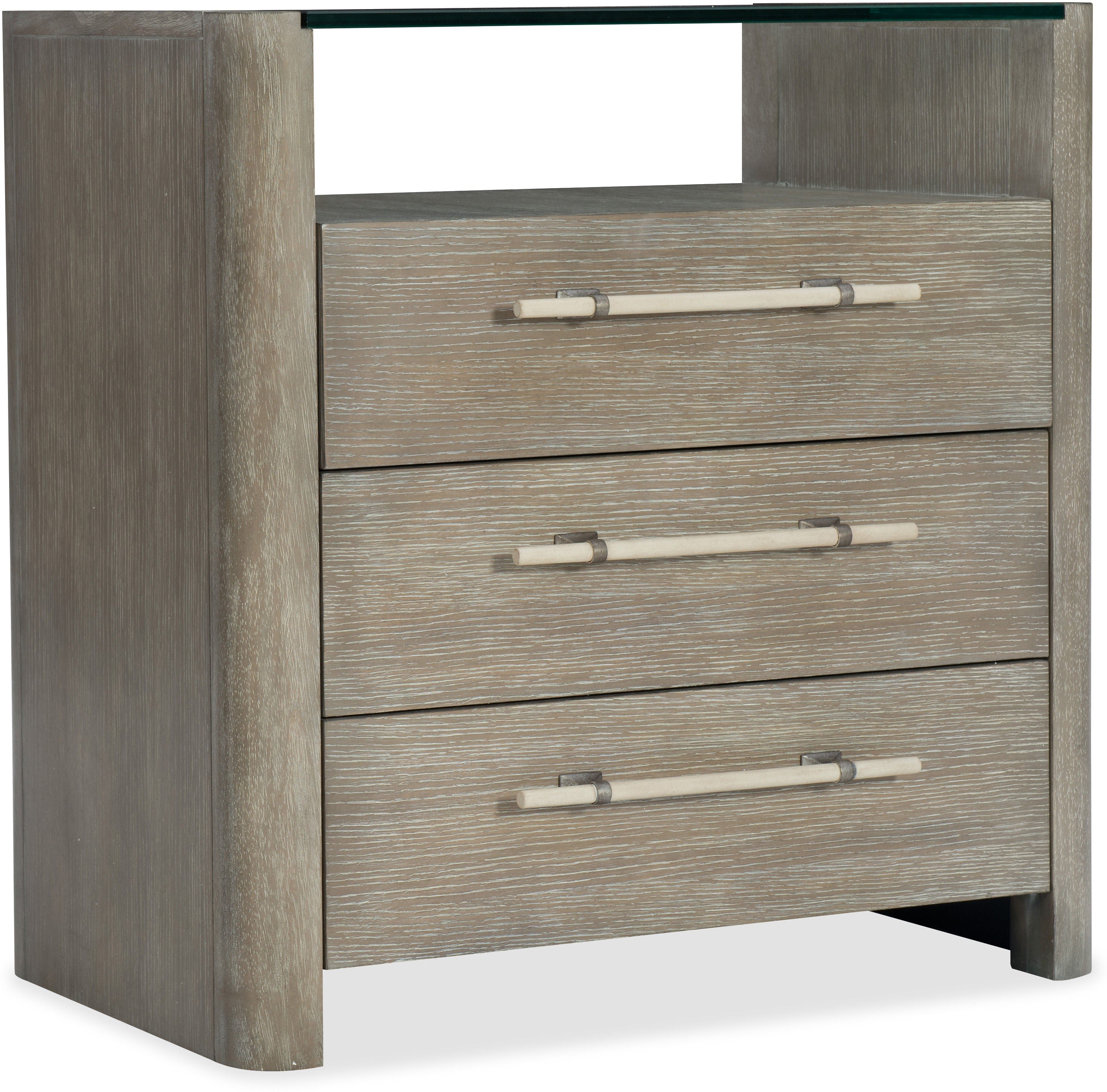 Hooker Furniture Bedroom Affinity Three-Drawer Nightstand