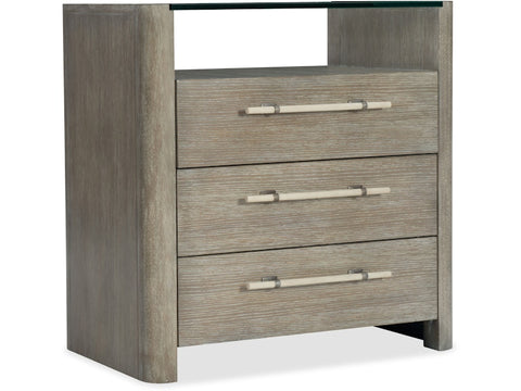 Hooker Furniture Bedroom Affinity Three-Drawer Nightstand