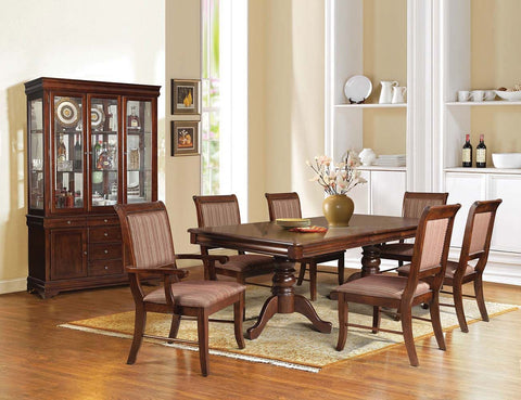 Mahavira Fabric & Espresso Side Chair Model 60683 By ACME Furniture