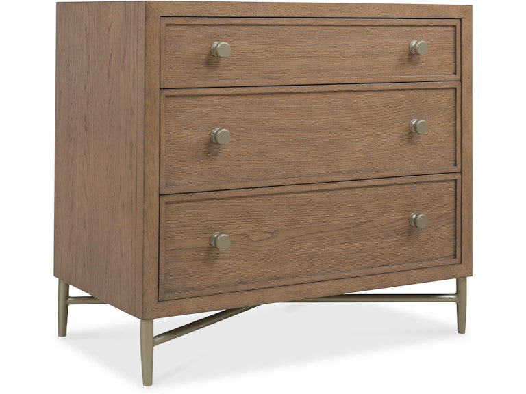 Hooker Furniture Bedroom Sonnet Three-Drawer Nightstand