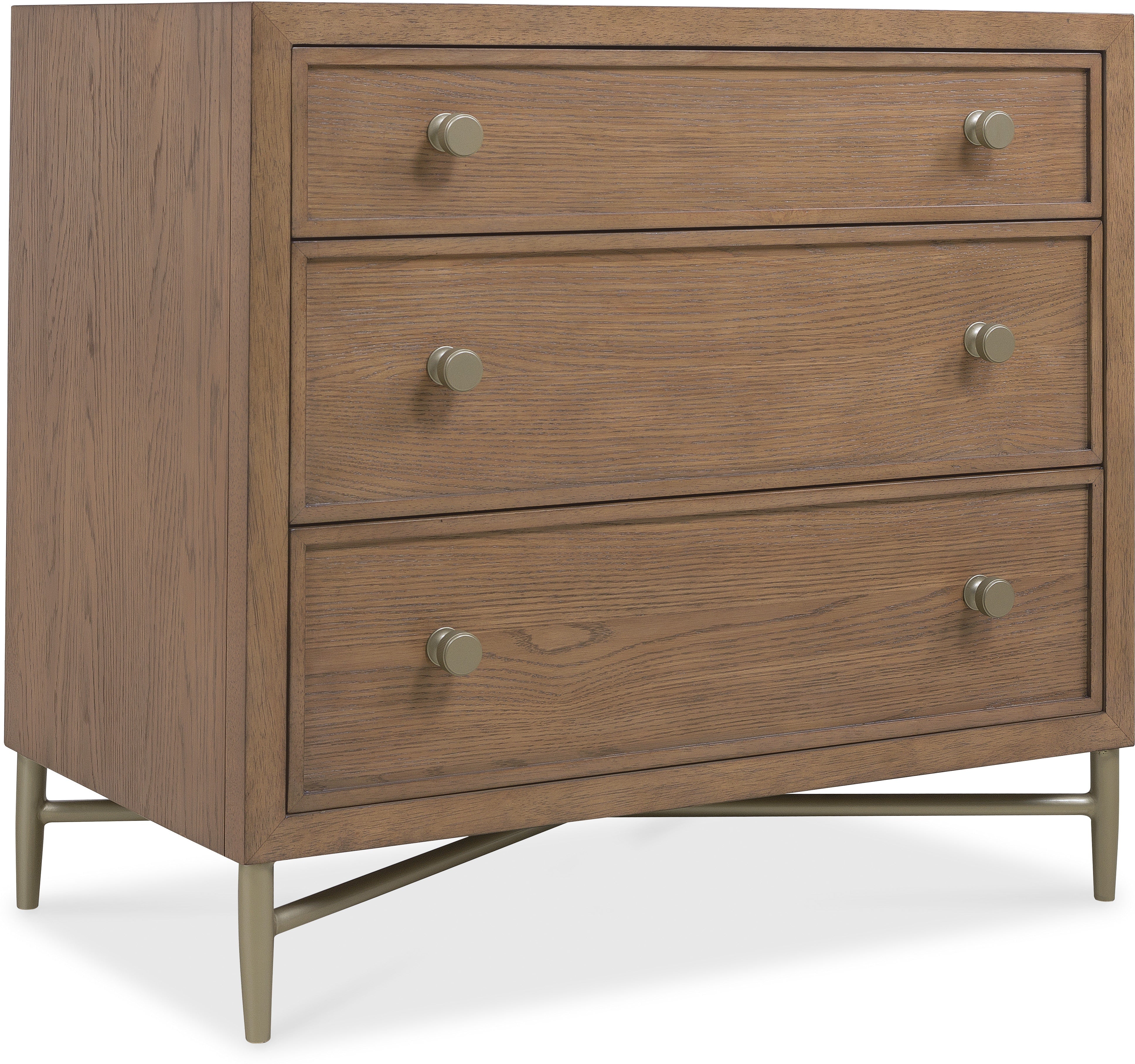 Hooker Furniture Bedroom Sonnet Three-Drawer Nightstand