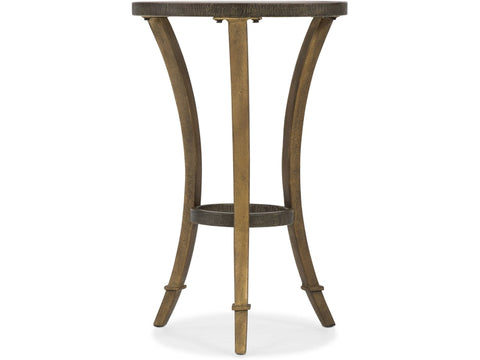 Hooker Furniture Living Room Round Accent Martini Table